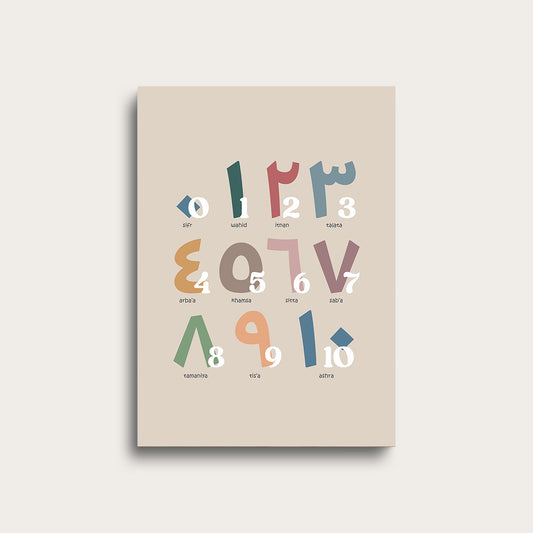 Arabic & Latin Numbers for Children