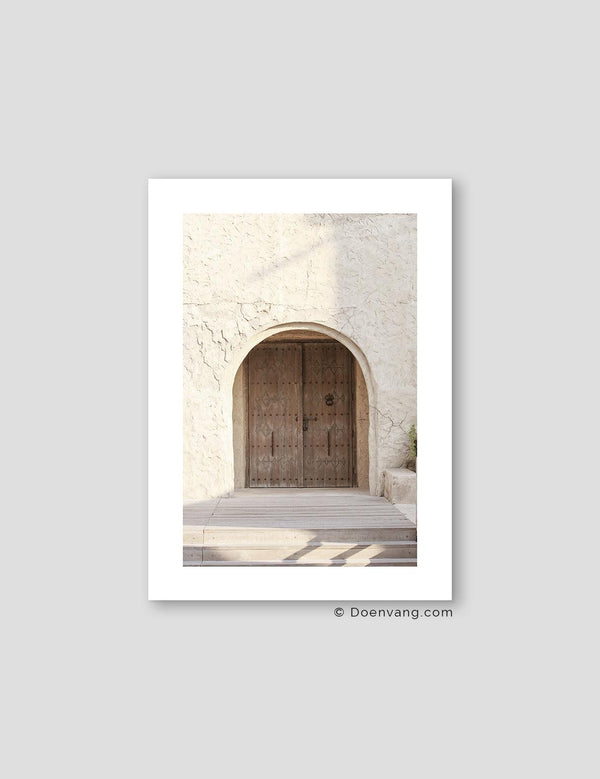 Dubai Old Town Wooden Door, Dubai 2021 - Doenvang