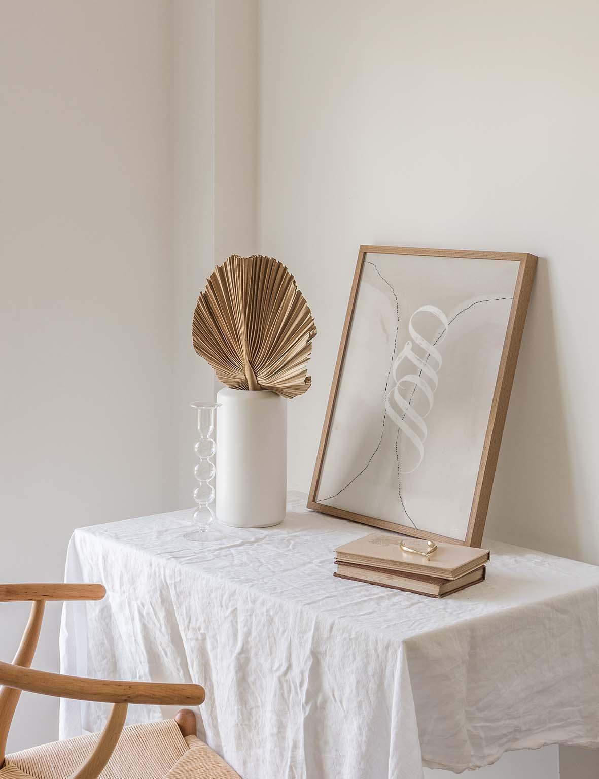 Handmade Muhammad Calligraphy Minimalistic Abstract - Doenvang