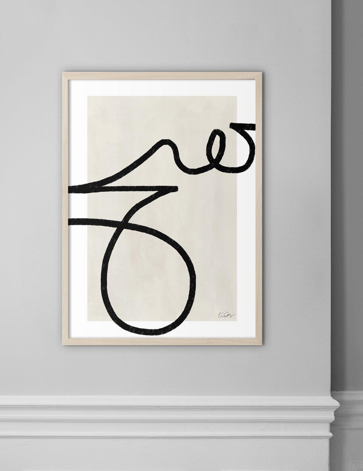 Heech Line Calligraphy - Doenvang