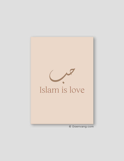Islam Is Love Dusty Colors - Doenvang