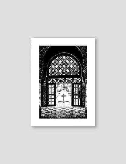 Marrakesh Castle Room, Black and White - Doenvang