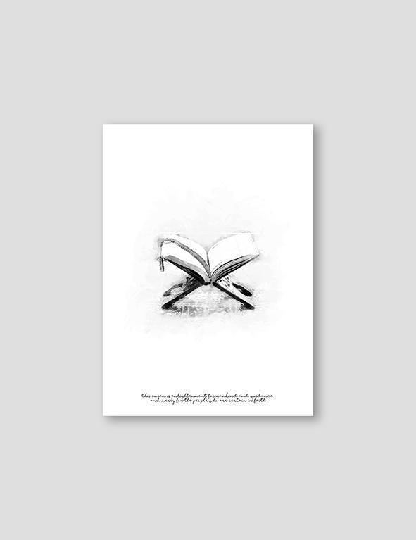 Quran Watercolor, Grey - Doenvang