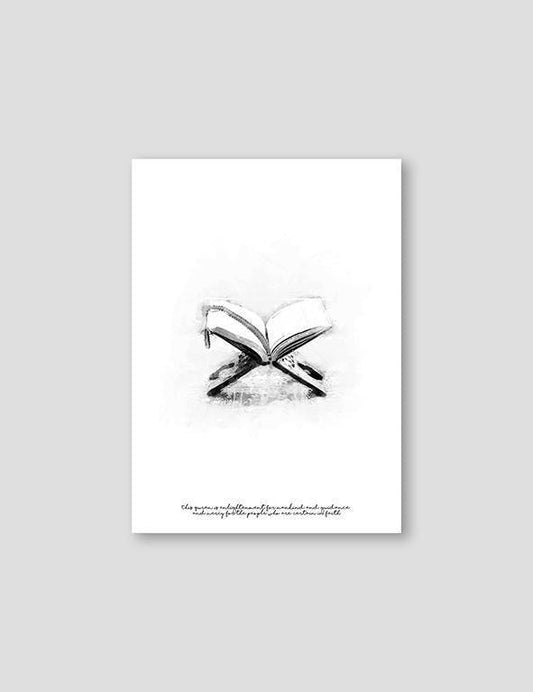 Quran Watercolor, Grey - Doenvang